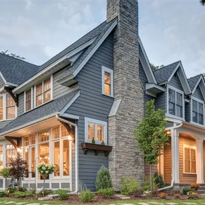 A siding project completed by American Construction