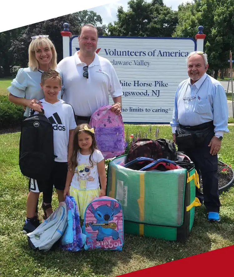 Community Involvement by American Construction Team