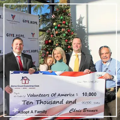 Community Involvement by American Construction Team
