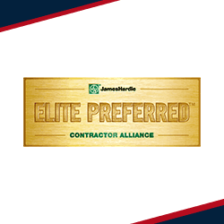 American Construction has earned Elite Preferred by the James Hardie Contractor Alliance